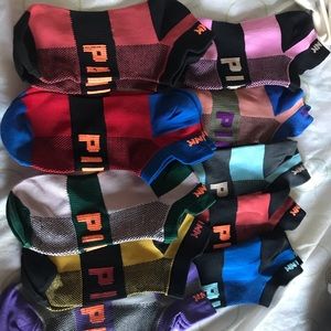 10 Victoria Secret Pink Socks